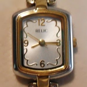 SOLD! Relic By Fossil ZR33624 Two Tone Ladies Watch